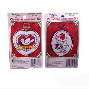 Cross Stitch Christmas Ornament Kits